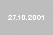 27.10.2001: Plastic